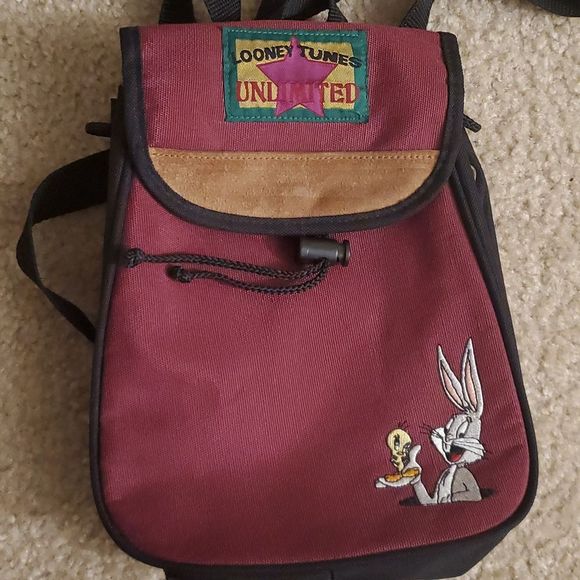 VTG Warner Bros Looney Tunes Backpack - Picture 2 of 9